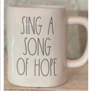 Rae Dunn Mug SING A SONG OF HOPE